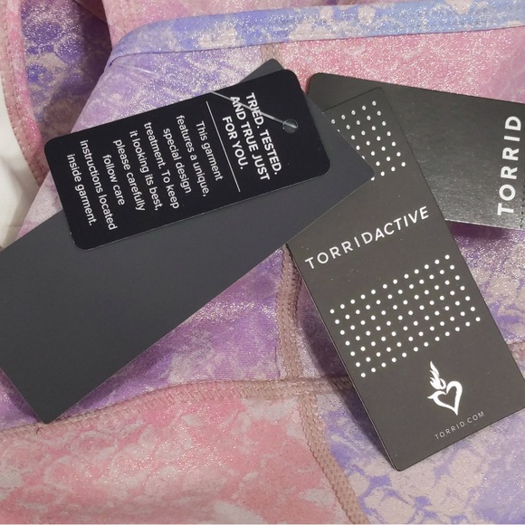 Torrid Longline Low Impact Sports Bra- Performance Core Purple Shine (updated) - Picture 8 of 15